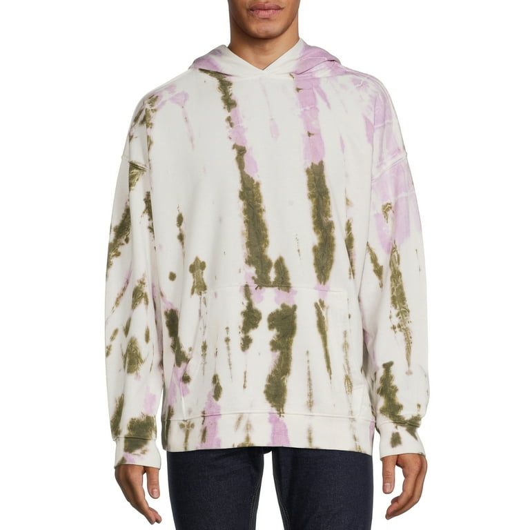 No Boundaries Men's Tie-Dye Fleece Hoodie, Sizes XS-5XL