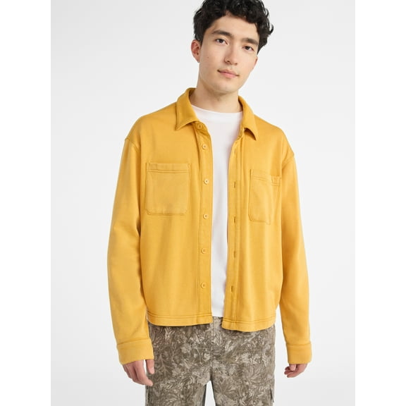 No Boundaries Fleece Shirt Jacket, Men's & Big Men's