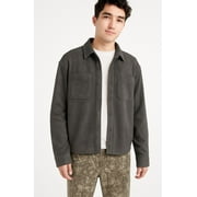 NO BOUNDARIES Fleece Shirt Jacket, Men's & Big Men's