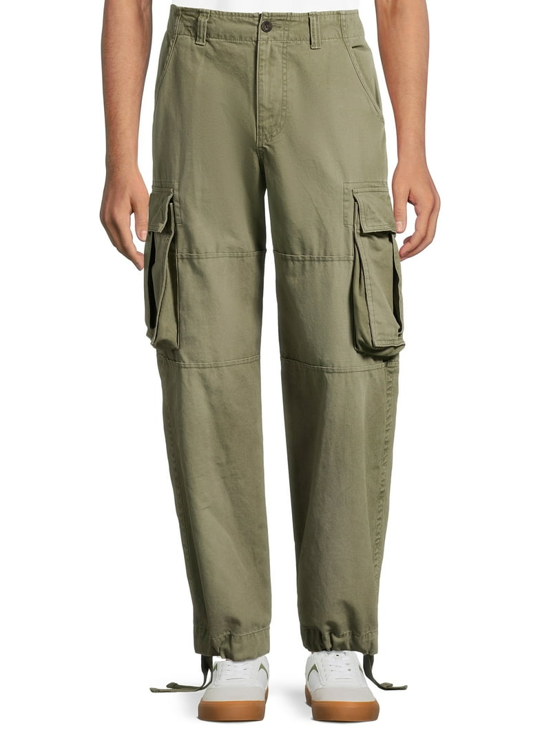 No Boundaries All Gender Wide Leg Cargo Pants, Men's Sizes