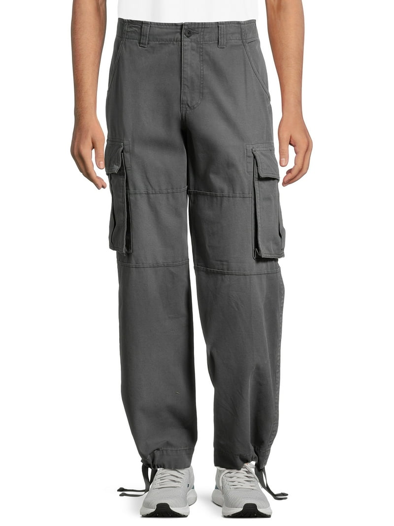 No Boundaries All Gender Wide Leg Cargo Pants, Men's Sizes