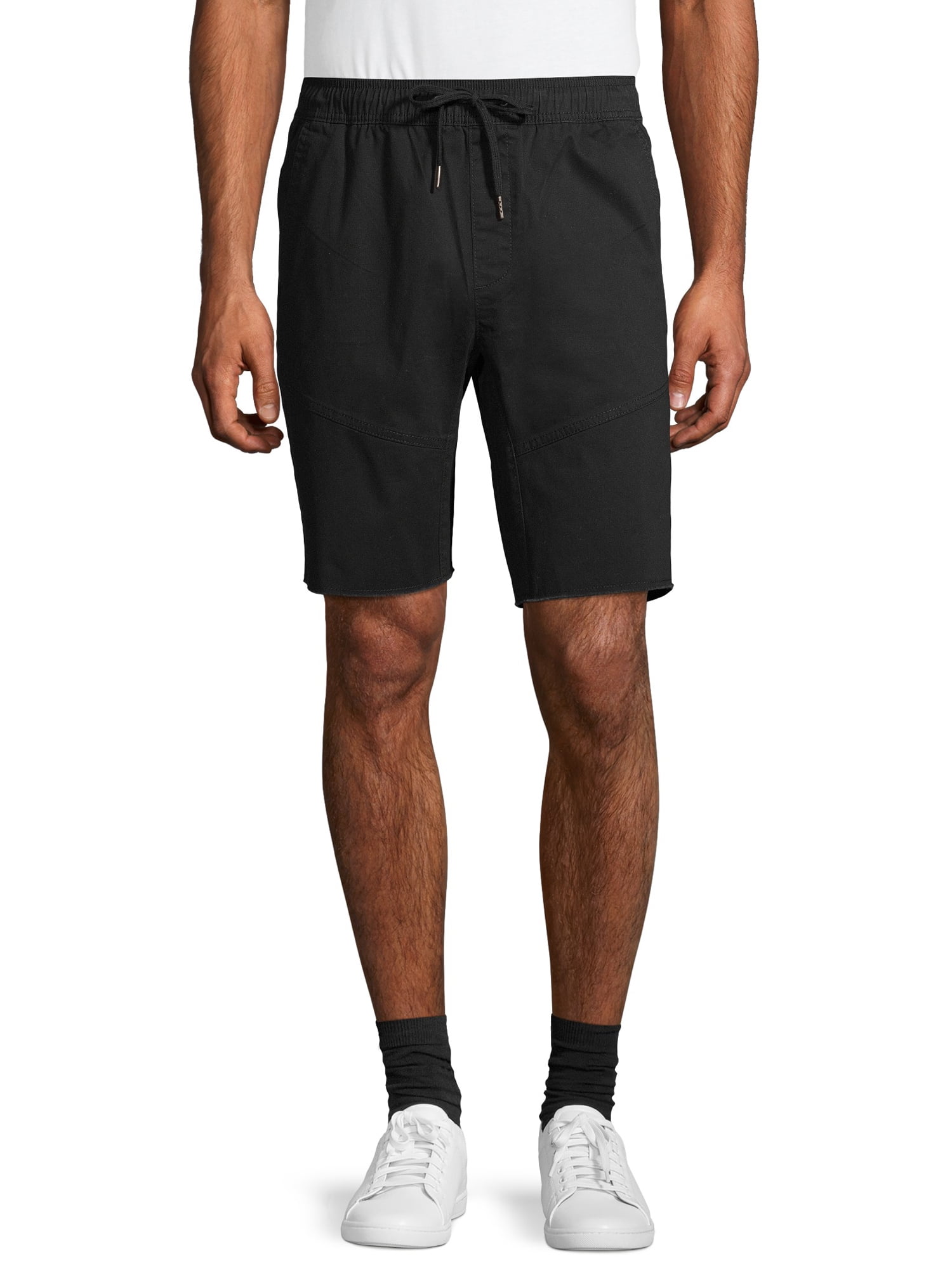 No Boundaries Men's Woven Jogger Shorts 