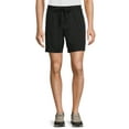 thumbnail image 1 of No Boundaries Men's and Big Men's 7'' Stretch Twill Pull On Short, Sizes up to 5X, 1 of 5