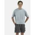 thumbnail image 1 of No Boundaries Boxy Cropped Tee, Men's and Big Men's, 1 of 5