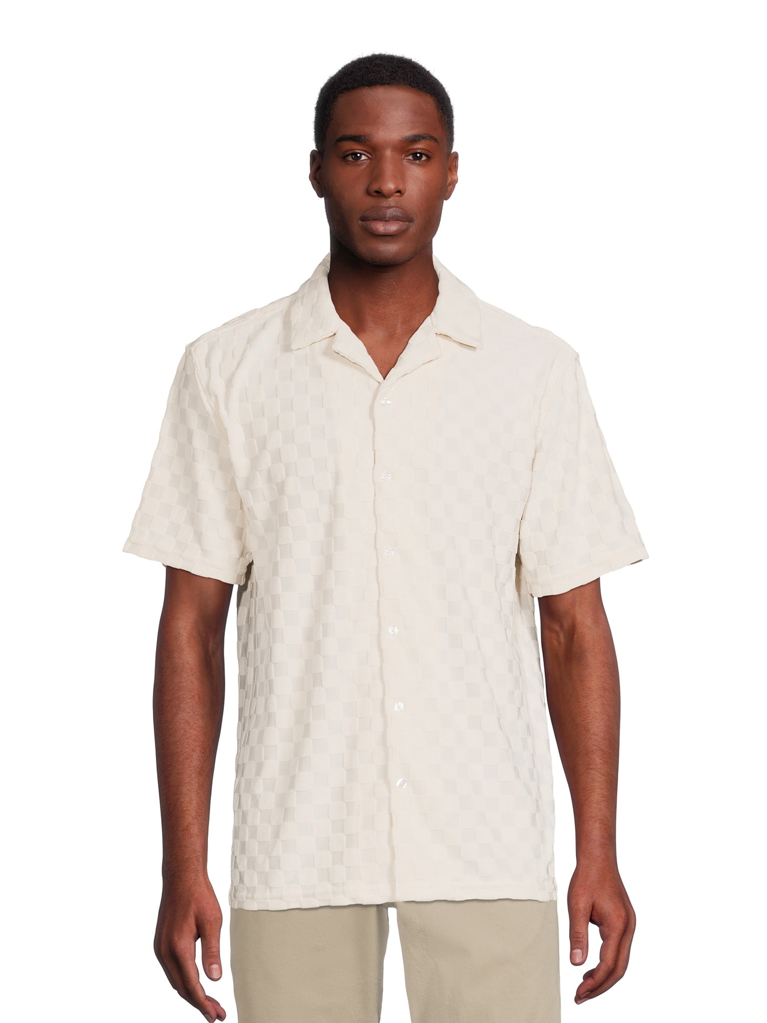 Louis Vuitton Men's Cotton Tie & Die Pocket Short Sleeve T-Shirt