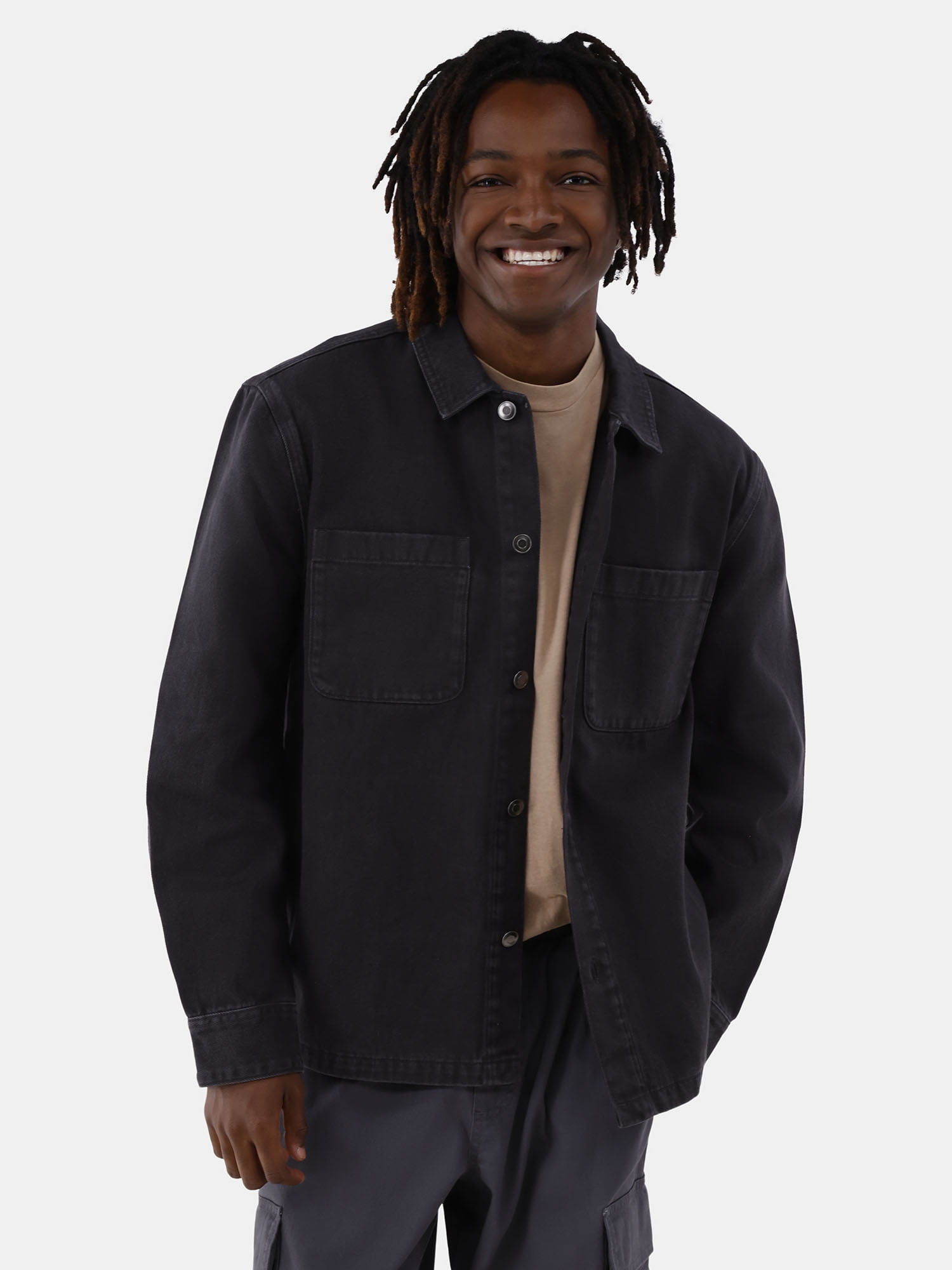 No Boundaries Relaxed Cotton Jacket (Men's, XL) - Walmart.com No Boundaries Relaxed Cotton Jacket (Men's, XL) - Walmart.com