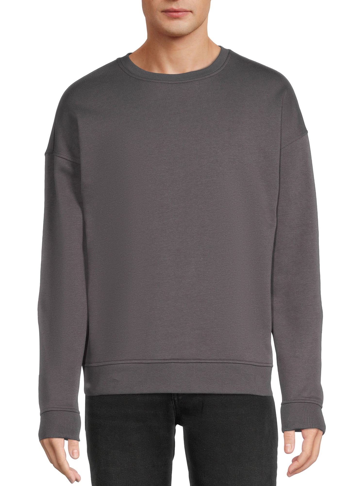 No Boundaries Men's and Big Men's Crew Neck Sweatshirt - Walmart.com