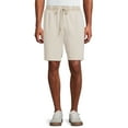thumbnail image 1 of No Boundaries Men's and Big Men's Fleece Jogger Shorts, 1 of 2
