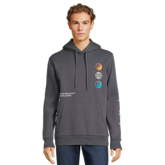 No Boundaries Men's and Big Men's Graphic Hoodie Sweatshirt, Sizes XS-5XL