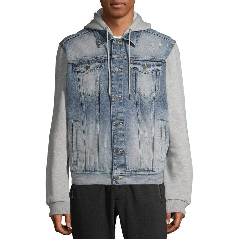 Zara Hooded Denim Jacket