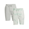 thumbnail image 1 of No Boundaries Men's and Big Men's Jogger Shorts, 2-Pack, Sizes XS-5XL, 1 of 4