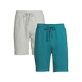 thumbnail image 1 of No Boundaries Men's and Big Men's Jogger Shorts, 2-Pack, Sizes XS-5XL, 1 of 5