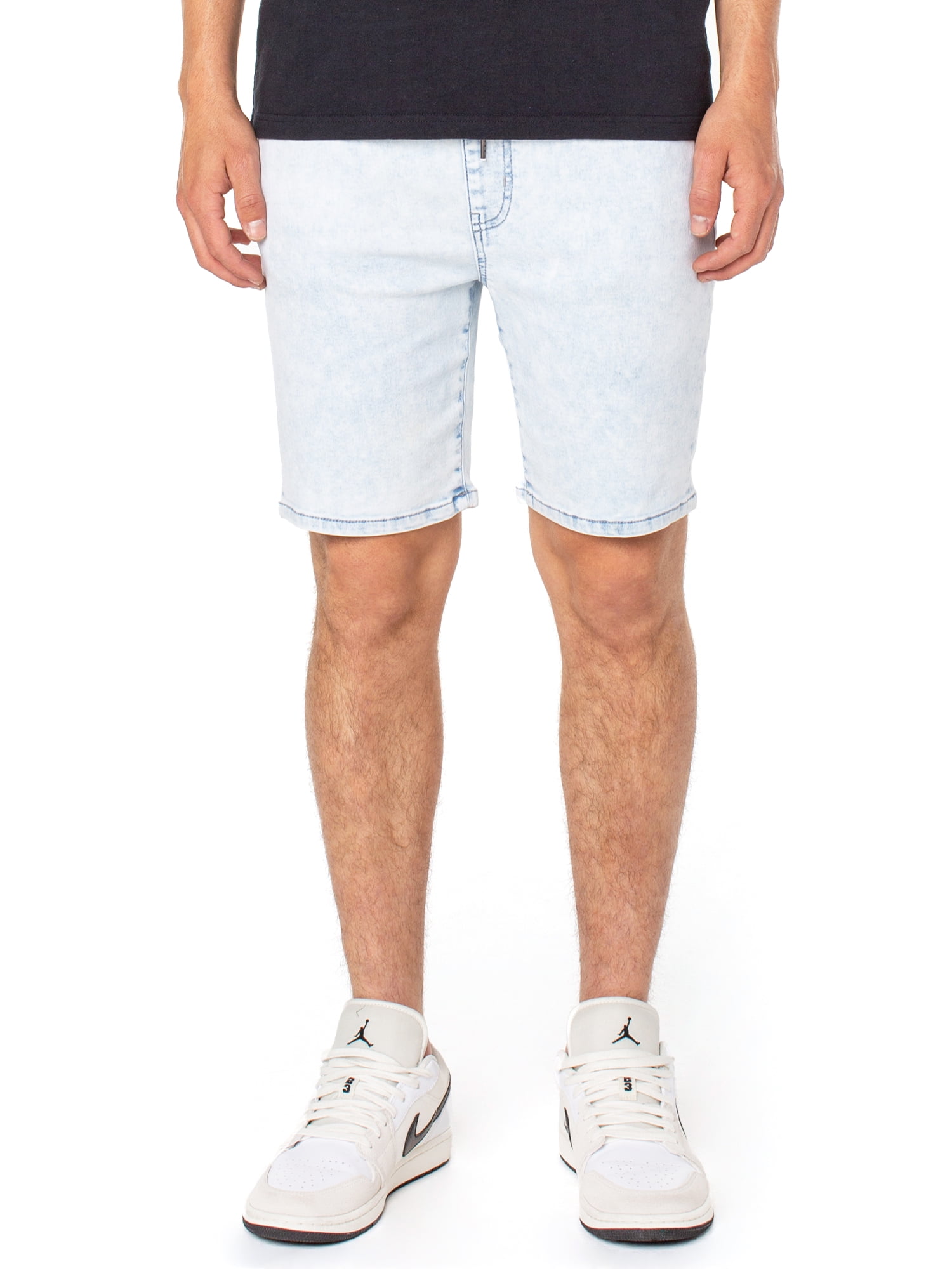 No Boundaries Men's and Big Men's Knit Denim Shorts - Walmart.com
