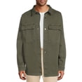 thumbnail image 1 of No Boundaries Men's and Big Men's Long Sleeve Layering Shirt Jacket, 1 of 5