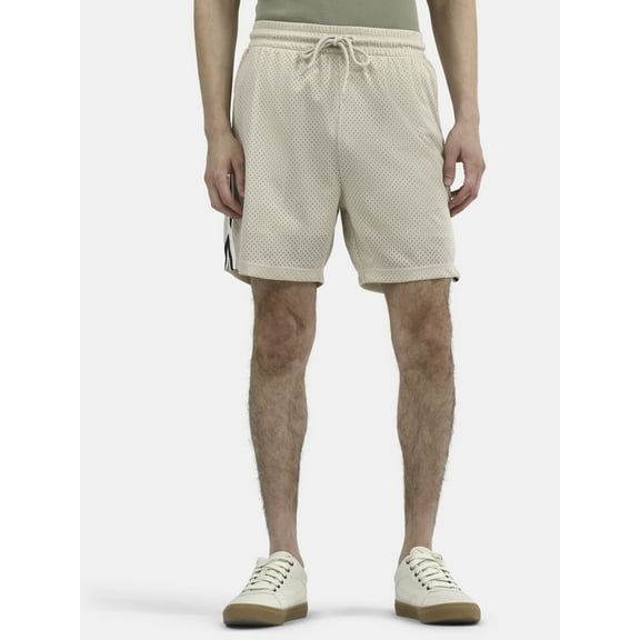 No Boundaries Men's & Big Men's Solid and Printed Mesh Shorts, Sizes XS-5XL