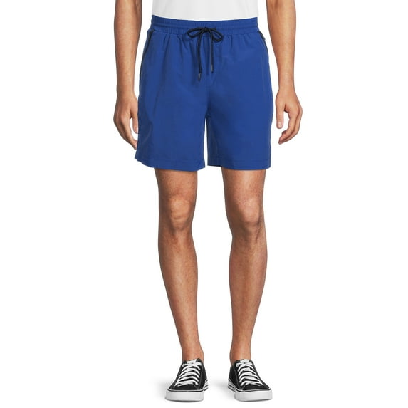 No Boundaries Men's and Big Men's Nylon Shorts
