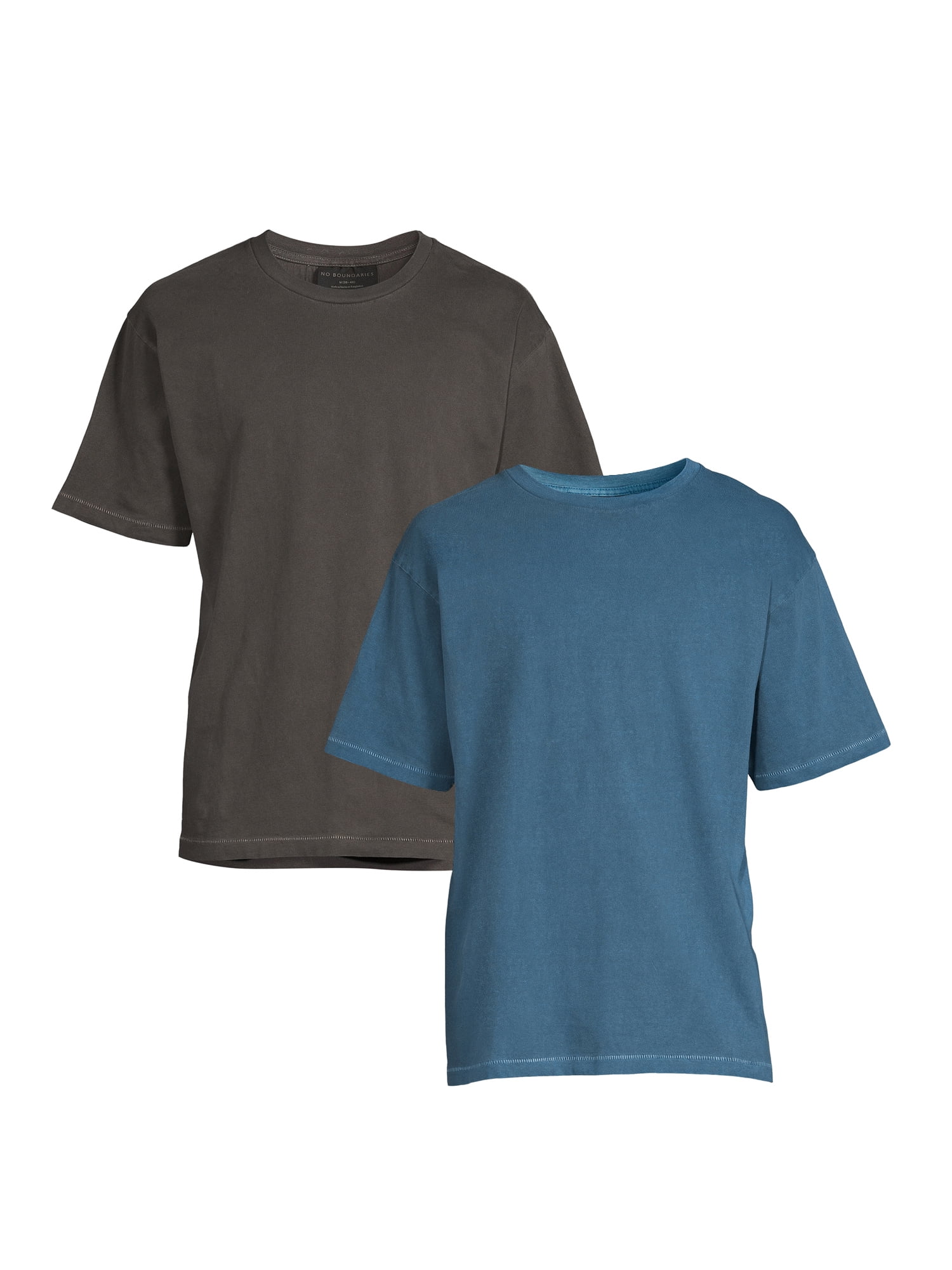 No Boundaries Men's Short Sleeve Oversized T-Shirt Green Small (34-36)