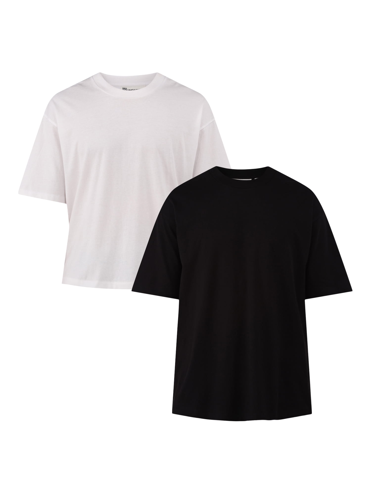 No Boundaries Men's & Big Men's Oversized Tee Shirt, 2-Pack Bundle, Sizes XS-5XL