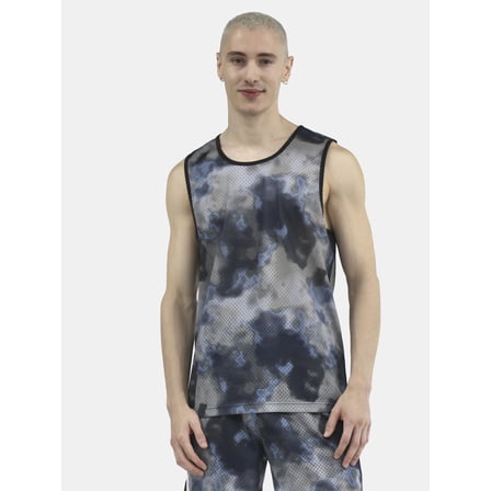 No Boundaries Men's & Big Men's Solid and Printed Mesh Tank Top, Sizes XS-5XL