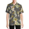 thumbnail image 1 of No Boundaries Men's and Big Men's Printed Shirt with Short Sleeves, 1 of 5