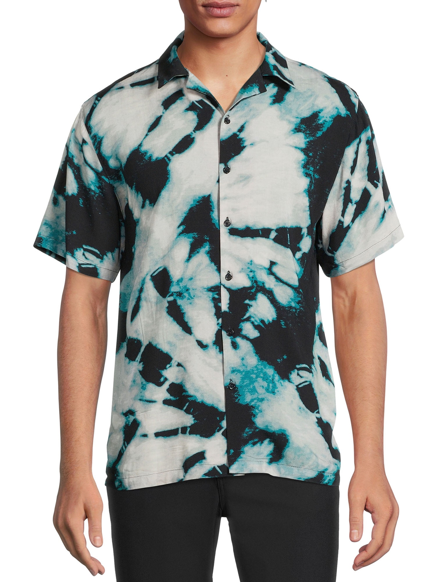 NO BOUNDARIES Ringer Short Sleeve Printed T-Shirt Men's L /eaa454497