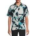 thumbnail image 1 of No Boundaries Men's and Big Men's Printed Shirt with Short Sleeves, 1 of 5