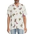 thumbnail image 1 of No Boundaries Men's and Big Men's Printed Shirt with Short Sleeves, 1 of 5