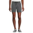 thumbnail image 1 of No Boundaries Men's and Big Men's Stretch Twill Pull On Shorts, up to Size 5XL, 1 of 5