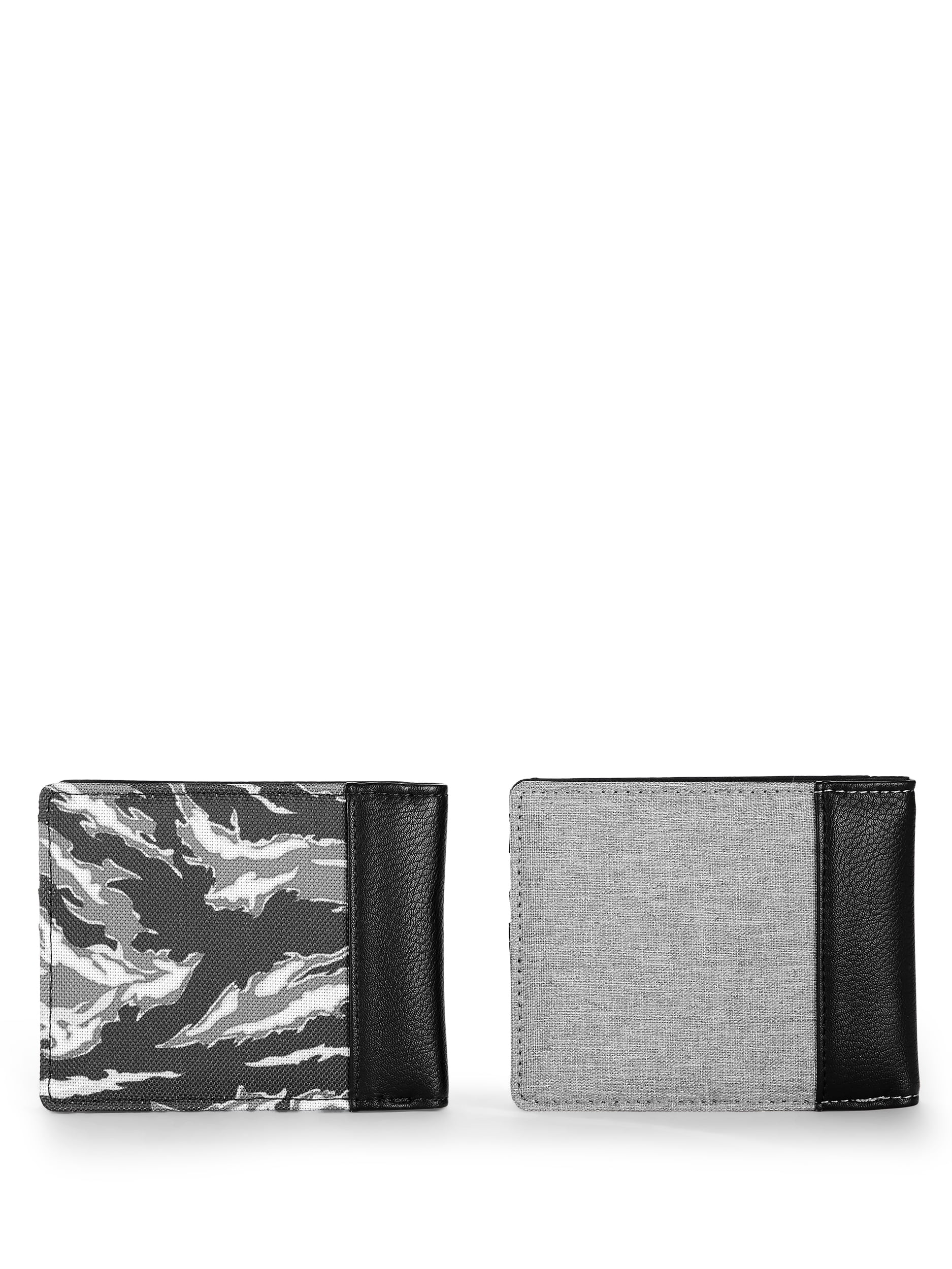 No Boundaries Men's and Boy's Nylon Bifold Wallets 2 Piece Set Gifts for Men and Boys