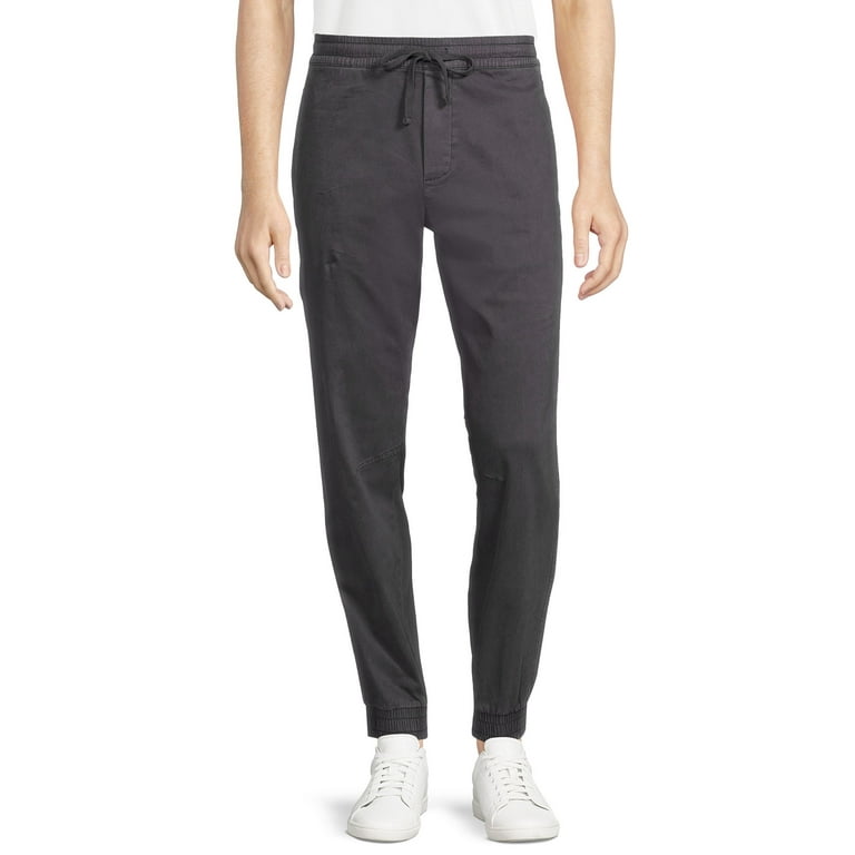 No Boundaries Mens and Big Mens Washed Twill Pull On Jogger Sizes S 5XL Walmart