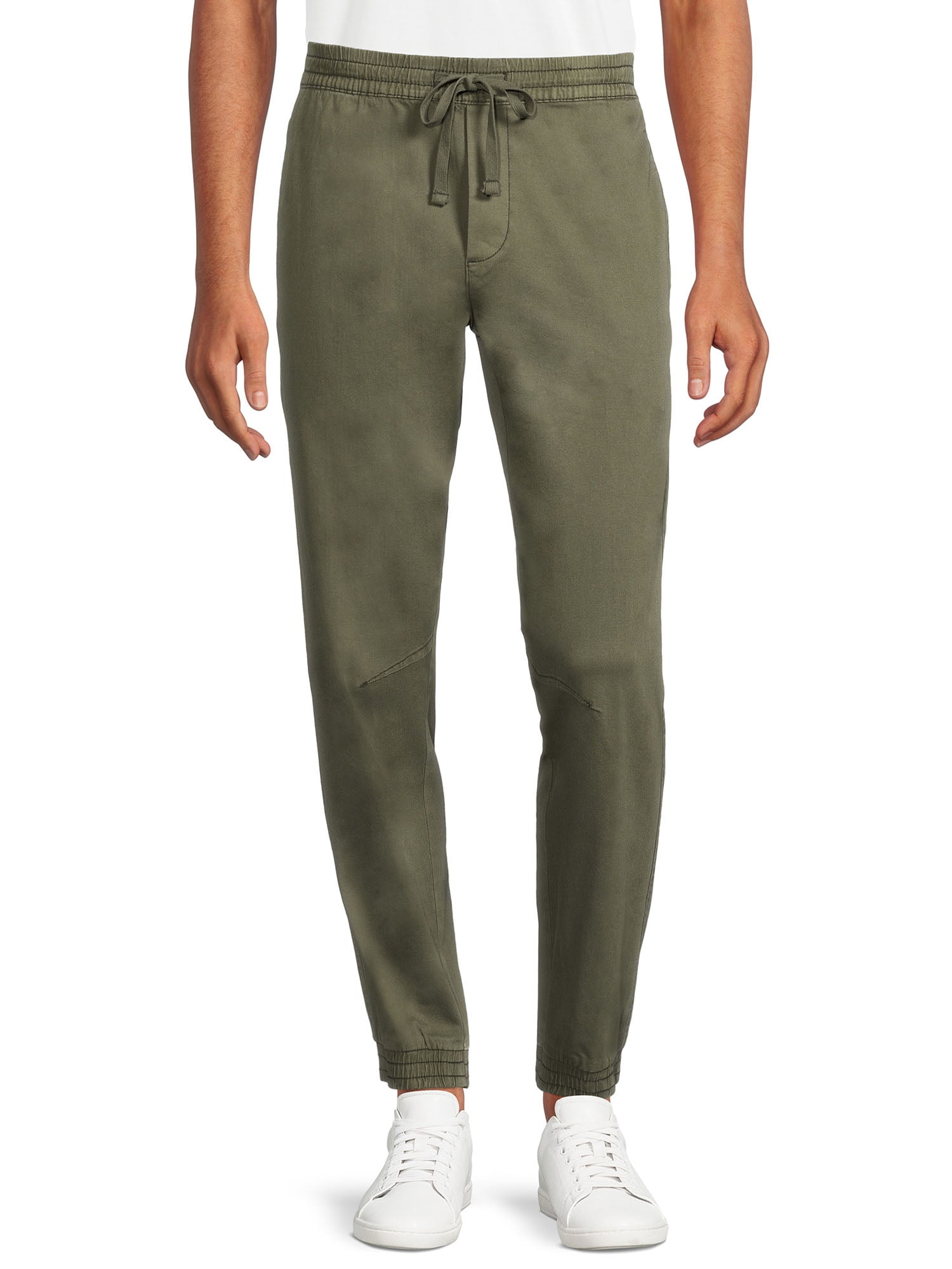 No Boundaries Mens and Big Mens Washed Twill Pull On Jogger, Sizes S-5XL 
