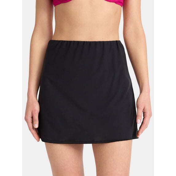No Boundaries Mesh Coverup Skirt, Women’s