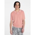 thumbnail image 1 of No Boundaries Mesh Polo Sweater with Short Sleeves, Men's XS-3XL, 1 of 6