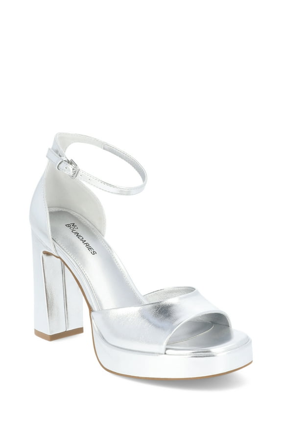 Metallic Platform Heels, Womens