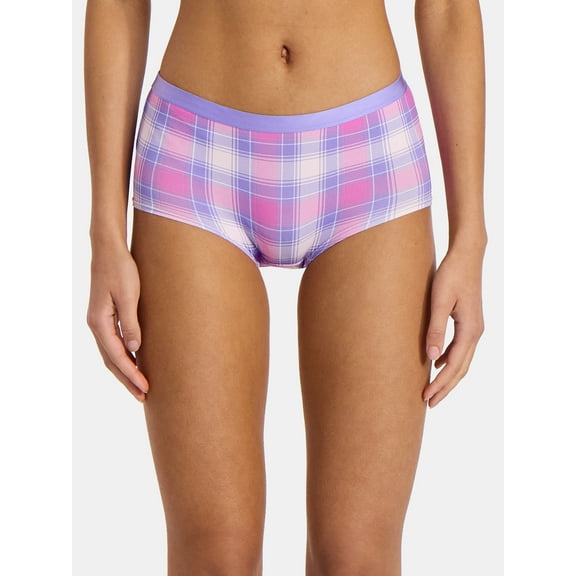 No Boundaries Micro Boyshort Panties, Women’s