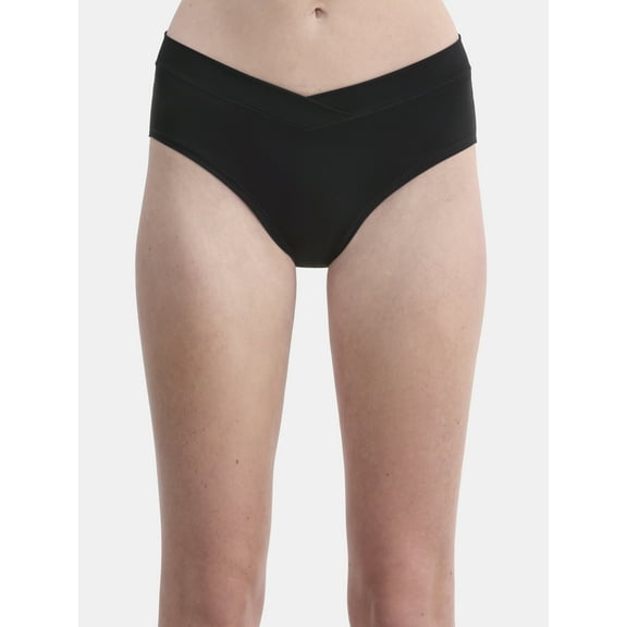 No Boundaries Micro Crossover Hipster Panty, Women’s and Women’s Plus, Sizes XS-XXXL