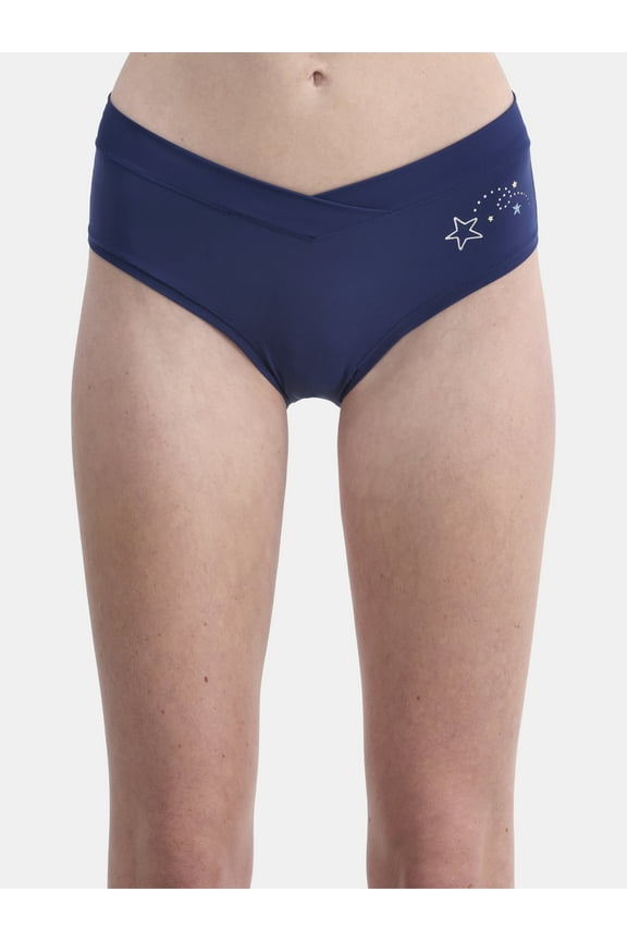 Micro Crossover Hipster Panty, Women’s and Women’s Plus, Sizes XS-XXXL