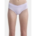 thumbnail image 1 of No Boundaries Micro Crossover Hipster Panty, Women’s and Women’s Plus, Sizes XS-XXXL, 1 of 3