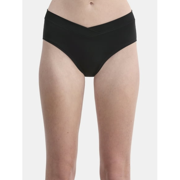 No Boundaries Micro Crossover Hipster Panty, Women’s and Women’s Plus, Sizes XS-XXXL