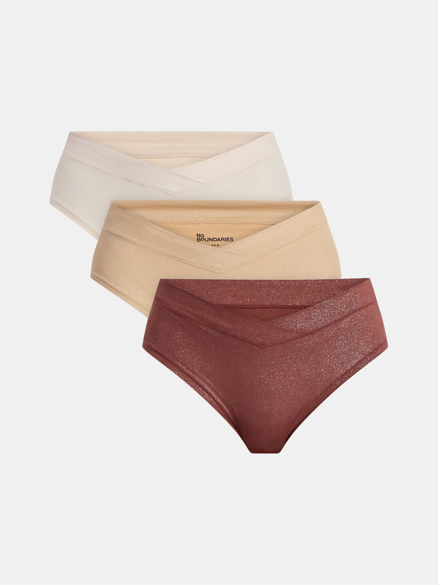 No Boundaries Micro Hipster Panties, 3-Pack, Women’s