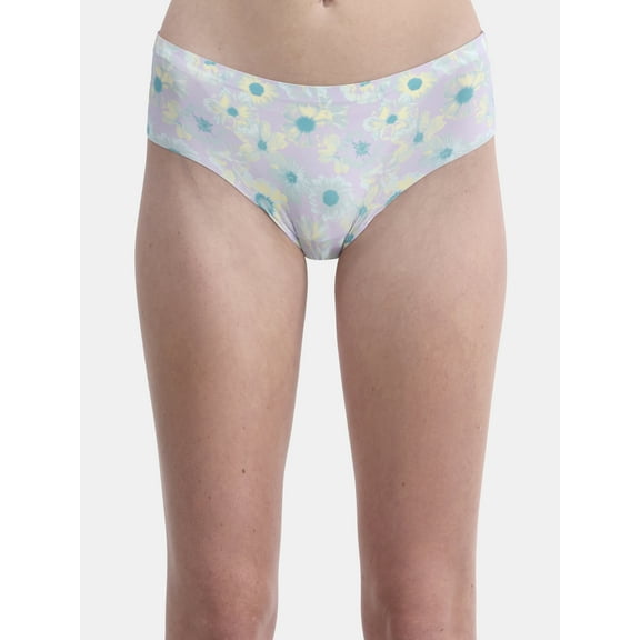 No Boundaries Micro Hipster Panties with Lace, Women’s