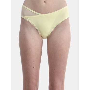 No Boundaries Micro Hipster Panty with Mesh, Women’s and Women’s Plus, Sizes XS-XXXL