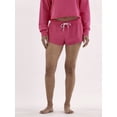 thumbnail image 1 of No Boundaries Micro Sleepwear Shorts, 2'' Inseam, Women’s and Women’s Plus, 1 of 4