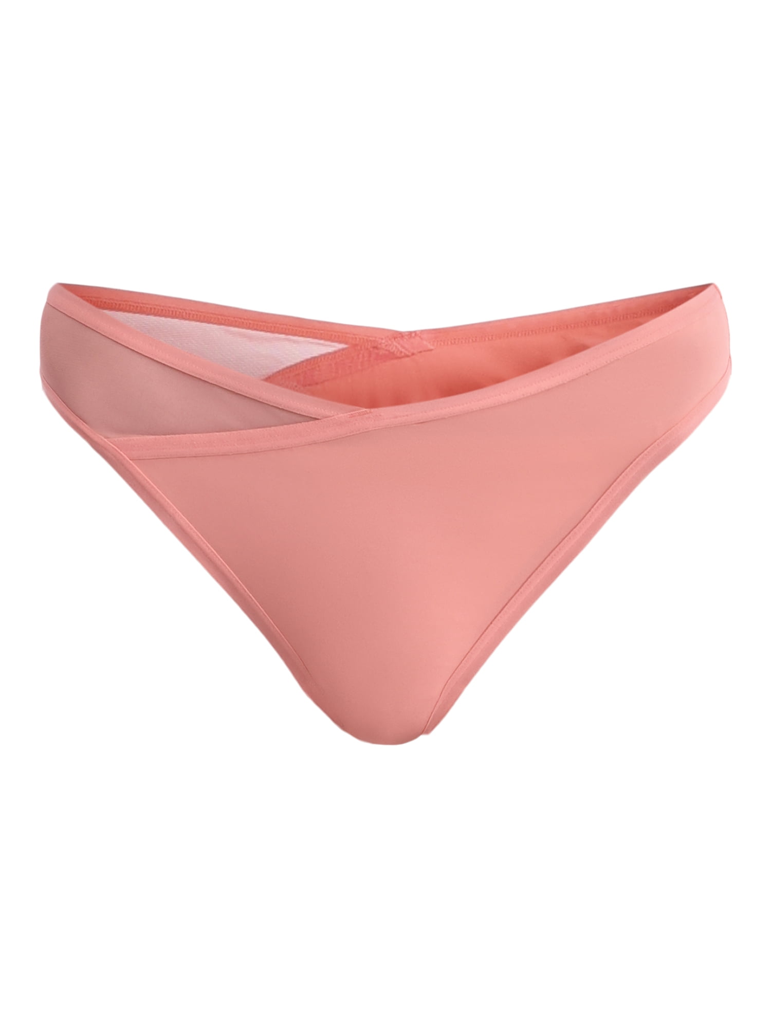 No Boundaries Micro Thong Panty with Mesh, Women’s and Women’s Plus, Sizes XS-XXXL