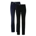 thumbnail image 1 of No Boundaries Mid Rise Bootcut Jeans, 32” Inseam, 1 or 2-Pack, Women’s, 1 of 6