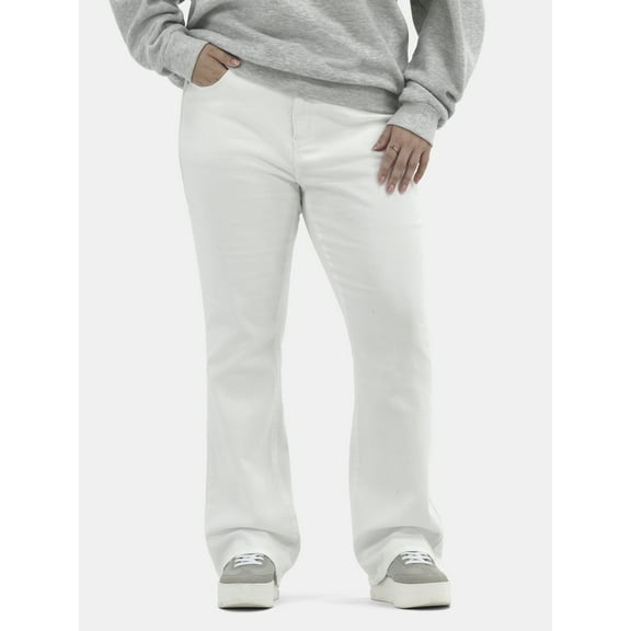 No Boundaries Stretch Denim Bootcut Jeans, 32" Inseam, Women's and Plus