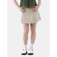 thumbnail image 1 of No Boundaries Mid Rise Button Skirt, Women's, 1 of 7