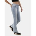 thumbnail image 1 of No Boundaries Mid Rise Flare Jeans, 32” Inseam, Women’s, 1 of 6
