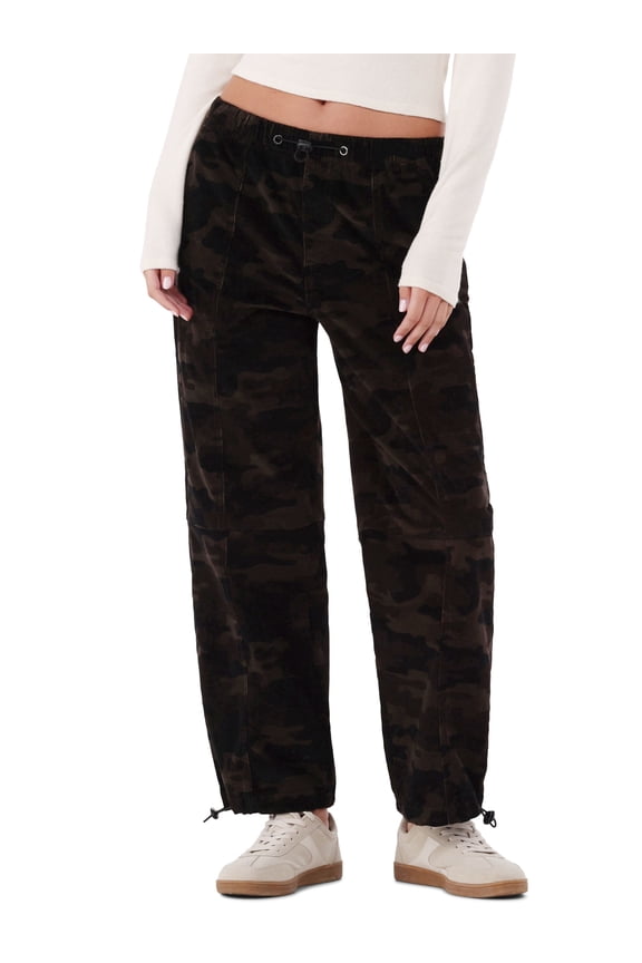 Mid Rise Parachute Cargo Pants, 28" Inseam, Women's and Women's Plus