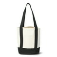 thumbnail image 1 of No Boundaries Mini Canvas Tote, Black, Women's, 1 of 4